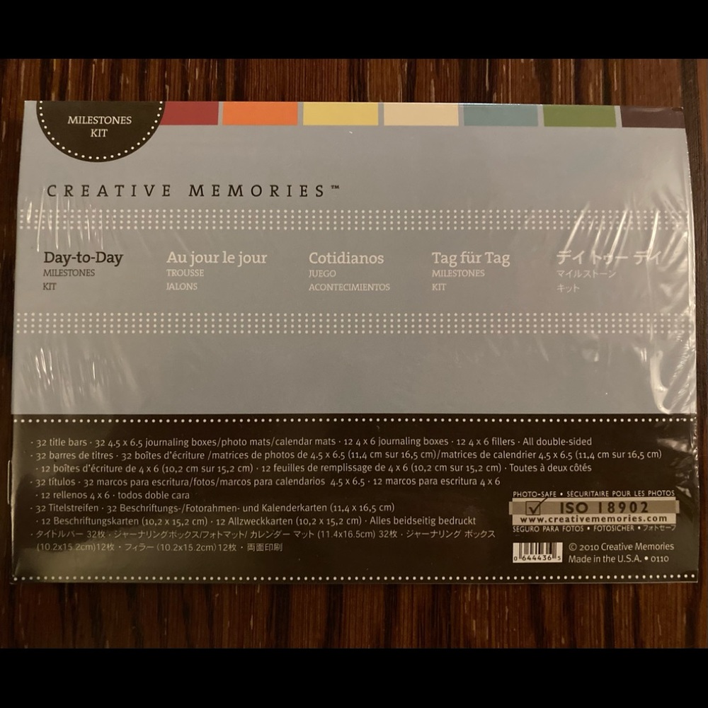 Creative Memories - Milestones Kit (Day To Day)